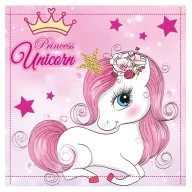 Einhorn Princess Handtuch, Gesichtstuch, Handtuch 30x30cm