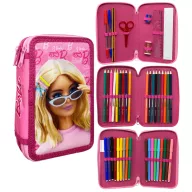 Barbie Glam Style gefülltes 3-stöckiges Federmäppchen
