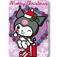 Hello Kitty Kuromi Weihnachts-Fleecedecke 100x140cm