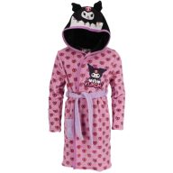   Hello Kitty Kuromi Kinderbademantel 3 - 10 Jahre / 98 - 140 cm
