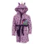 Einhorn Purple Akademie Kinderbademantel 3 - 10 Jahre / 98 - 140 cm