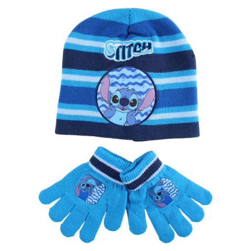 Disney Lilo und Stitch Cosmic Waves Kinderhut + Handschuhset