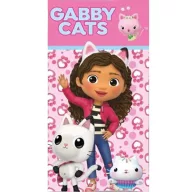   Gabby's Dollhouse Kitty World Badetuch, Strandtuch 70x140cm (Fast Dry)