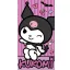 Hello Kitty Punk Kuromi Badetuch, Strandtuch 70x140cm (schnelltrocknend)