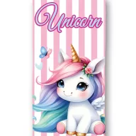   Einhorn Candy Pastel Badehandtuch, Strandtuch 70x140cm (Fast Dry)