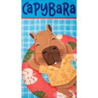   Kapibara Float Fun Badetuch, Strandtuch 70x140cm (Schnelltrocknend)