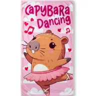   Kapibara Dancing Badehandtuch, Strandtuch 70x140cm (Fast Dry)
