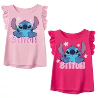   Disney Lilo und Stitch Tiny Smile kurzes Kinder T-Shirt, Oberteil 3 - 8 Jahre / 98 - 128 cm