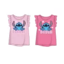 Disney Lilo und Stitch Tiny Smile kurzes Kinder T-Shirt, Oberteil 3 - 8 Jahre / 98 - 128 cm