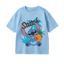 Disney Lilo und Stitch Ananas Kinder kurzärmliges T-Shirt, Oberteil 3 - 8 Jahre / 98 - 128 cm