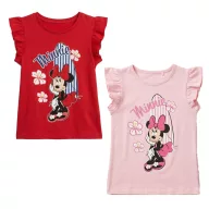   Disney Minnie Fun in the Sun Kinder Kurzarm T-Shirt, Oberteil 3 - 8 Jahre / 98 - 128 cm