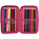 Disney Minnie  Lovely Charm 3-stöckiges gefülltes Federmäppchen