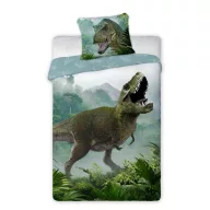   Dinosaurier T-Rex Forest Bettwäsche-Set 140×200cm, 70×90 cm