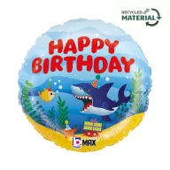 Geburtstag Ocean Happy Birthday Folienballon 46 cm