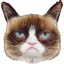 Tiere Face Grumpy Cat Folienballon 61 cm