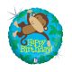 Geburtstag Monkey Buddy Holo Happy Birthday Folienballon 46 cm