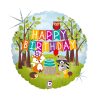 Geburtstag Woodland Holo Happy Birthday Folienballon 46 cm