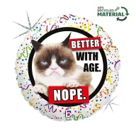 Tiere Better with Age Grumpy Cat Folienballon 46 cm