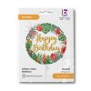 Geburtstag Glitter Tropical Happy Birthday Folienballon 46 cm
