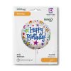 Geburtstag Bright Happy Birthday Folienballon 46 cm