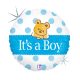 Erster Geburtstag Bear Holo Baby Boy Folienballon 46 cm