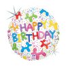 Geburtstag Balloons Dog Holo Happy Birthday Folienballon 46 cm