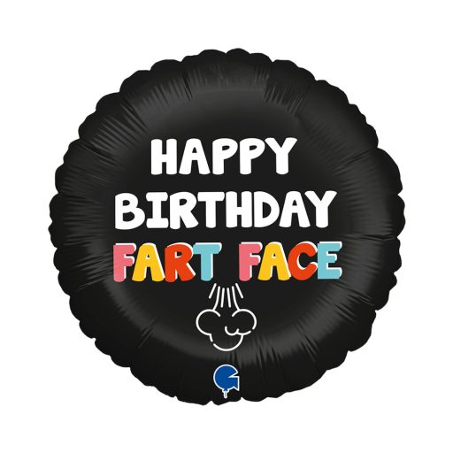 Geburtstag Fart Face Happy Birthday Folienballon 46 cm