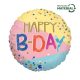 Geburtstag Funky Dots Happy Birthday Folienballon 46 cm