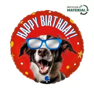 Geburtstag Cool Doggy Happy Birthday Folienballon 46 cm