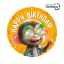 Geburtstag Cool Monkey Happy Birthday Folienballon 46 cm