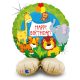 Geburtstag Jungle Happy Birthday Folienballon mit Sockel 41 cm