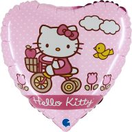 Hello Kitty Bike Folienballon 46 cm