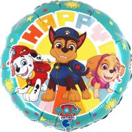 Paw Patrol Happy Folienballon 46 cm