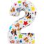 Paw Patrol Star Nummer 2 Folienballon 66 cm