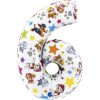 Paw Patrol Star 6er Zahlen Folienballon 66 cm