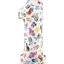 Bluey Friends Nummer 1 Folienballon 66 cm