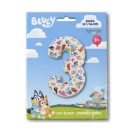 Bluey Friends Zahl 3 Folienballon 66 cm