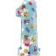 Peppa Wutz Blue Zahl 1 Folienballon 66 cm