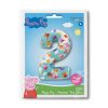 Peppa Wutz Blue Zahl 2 Folienballon 66 cm