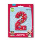 Pokomelon Red Nummer 2 Folienballon 66 cm