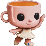 Brainrot Ballerina Cappuccina Folienballon 61 cm