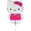 Hello Kitty Fuxia Mini-Folienballon 35 cm (WP)