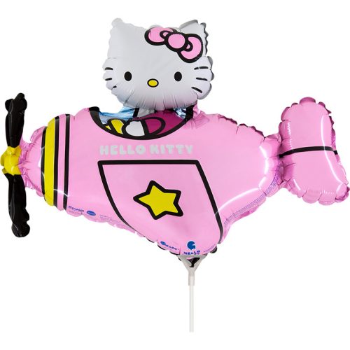 Hello Kitty Airplane Pink Mini-Folienballon 35 cm (WP)