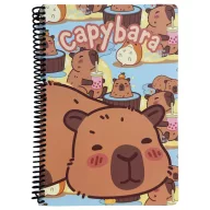 Capybara Chill B/5 lined Spiralheft 70 Blatt