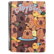 Capybara Spa B/5 liniertes Spiralheft 70 Blatt