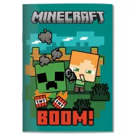 Minecraft Boom B/5 liniertes Notizbuch 40 Blatt