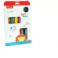   Fisher-Price Let's Draw auswaschbare Filzstifte 12 Stück