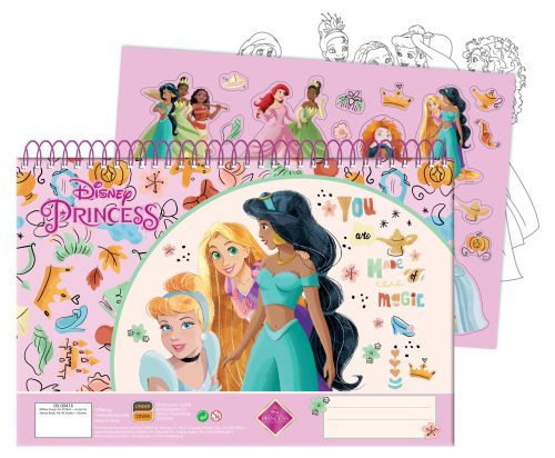 Disney Princess Dreams A/4 Spiral-Skizzenbuch 40 Blätter mit Aufkleber
