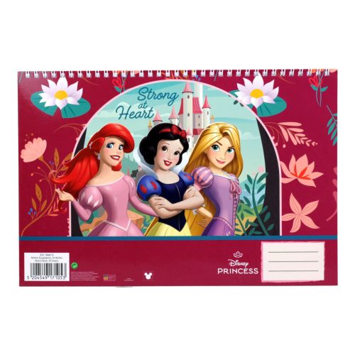 Disney Prinzessin Strong A/4 Spiral-Skizzenbuch, 30 Blatt