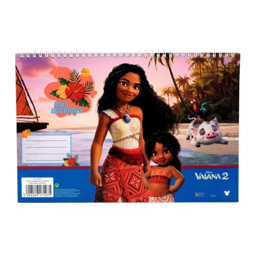 Disney Vaiana Big Sis A/4 Spiral-Skizzenblock, 30 Blatt